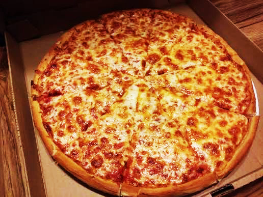 Pan-baked Greek-style pizza